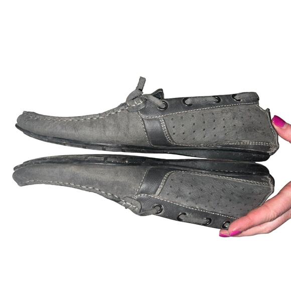 Steve Madden Driving Moccasins ~ Dark Gray ~ Men's Size 9.5 - Picture 9 of 11